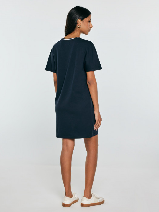 Čierne krátke šaty ZORKANA 403